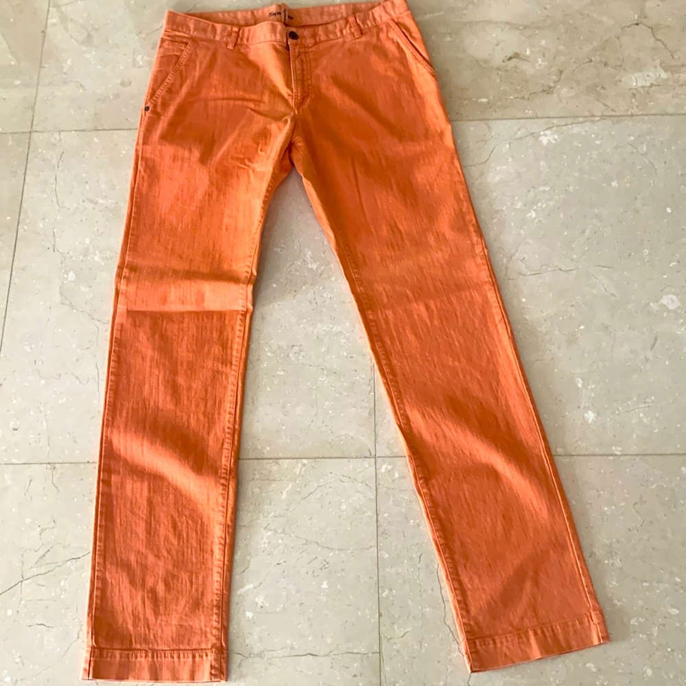 Light orange jeans!